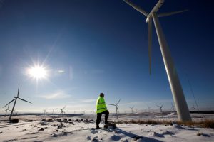 Whitelee Wind Farm on Eaglesham Moor. Pictures by Chris James 10/2/09